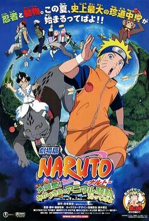 Naruto 3 - A Revolta dos Animais da Lua Crescente Legendado Baixar o Torrent