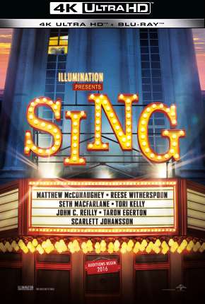 Sing - Quem Canta Seus Males Espanta - 4K Baixar o Torrent