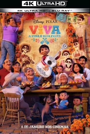 Viva - A Vida é Uma Festa - Coco 4K UHD Baixar o Torrent